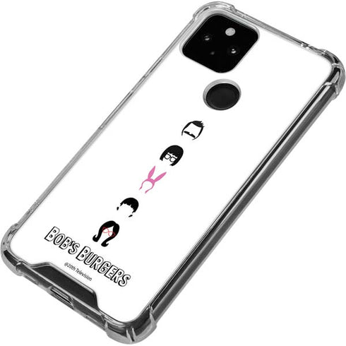 Bobs Burgers Silhouette Google Pixel 5 Clear Case